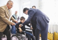 Muhammed’in artık tekerlekli sandalyesi var