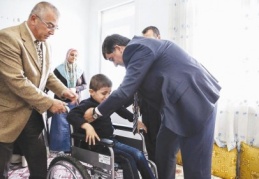 Muhammed’in artık tekerlekli sandalyesi var