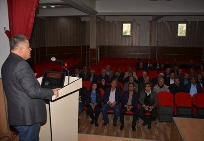 Muhtar ve azalara icraatlarını anlattı