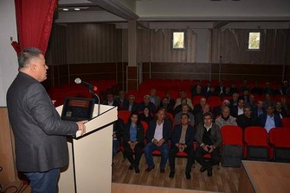 Muhtar ve azalara icraatlarını anlattı