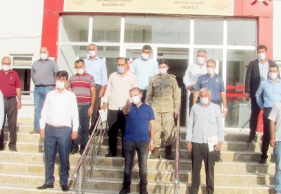 Muhtarlara teşekkür belgesi