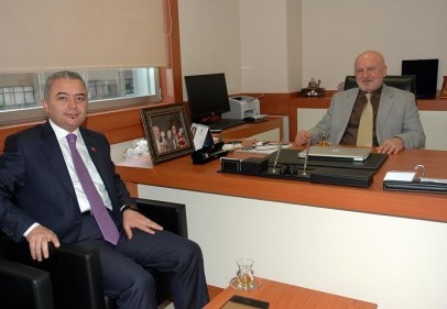 Mustafa Bayram’ı ziyaret ettiler