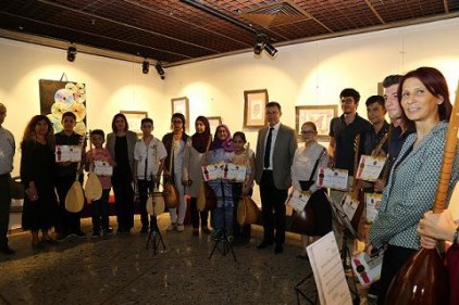 Müzik kurslarına, 7-16 yaş grubu çocuklar ve gençler yoğun ilgi gösterdi