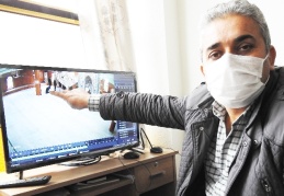 Namaz kılma taklidi yaparak çaldı