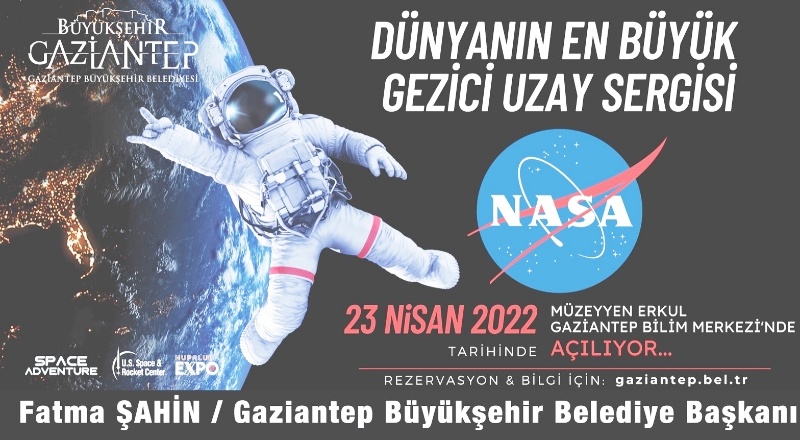 NASA uzay sergisini meraklılarıyla buluşturuluyor
