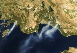 NASA'dan Türkiye'deki yangınlarla ilgili açıklama: Uydu fotoğraflarını yayınladı