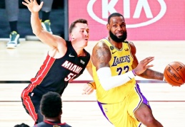 NBA Finalleri: Lakers, serinin ilk maçında Heat'i ezdi geçti