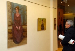 Necati Seydi Ferahoğlu’nun resimleri sergileniyor