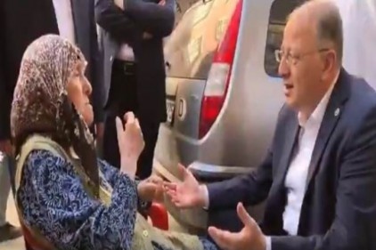 Nejat Koçer, Hasip Dürri esnafını gezdi
