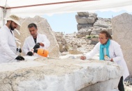 Nemrut Dağı’ndaki heykellere ‘nano kireç’ dolgusu