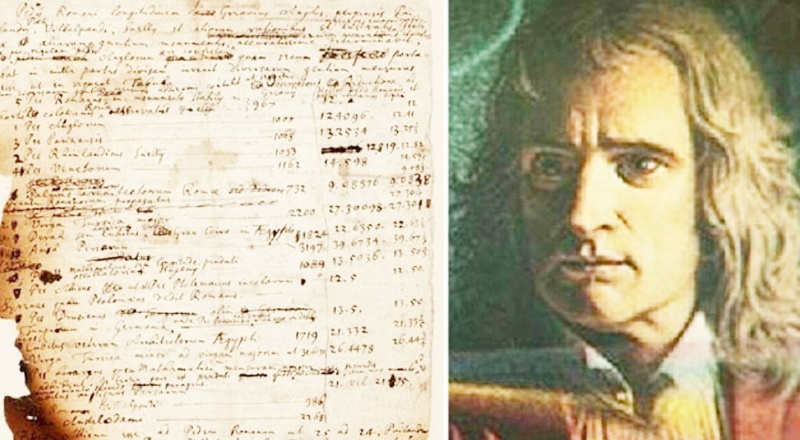 Newton, kıyamet tarihini hesaplamış