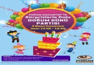Nisan doğumlu çocukların doğum günü kutlandı