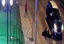 Nişanlısından ayrılan genç, aracın önüne atlayarak intihar etmek istedi