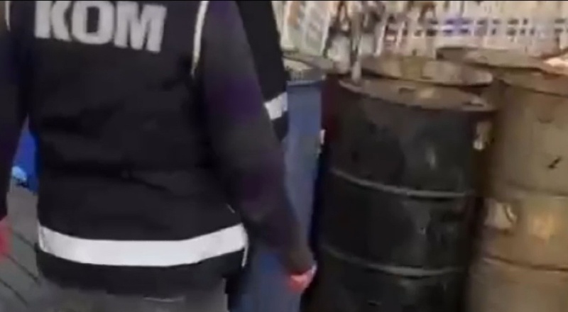 Nizip'te 2 bin 500 litre kaçak akaryakıt ele geçirildi