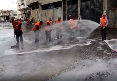 Nizip'te şaka gibi dezenfekte