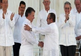 Nobel Barış Ödülü'nü FARC'la anlaşma imzalayan Kolombiya Devlet Başkanı aldı