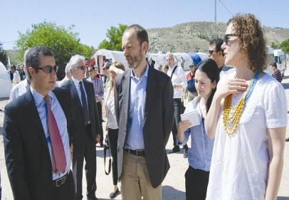 Norveçli Bakan Yardımcısı kampları gezdi