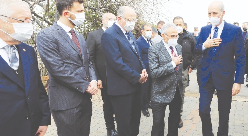 Numan Kurtulmuş, Özaydın’ı ziyaret etti