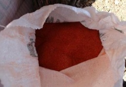 Nurdağı ilçesinde 3 ton "sahte pul biber" ele geçirildi