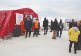 Nurdağı'na 25 yatak kapasiteli sahra hastanesi kuruldu