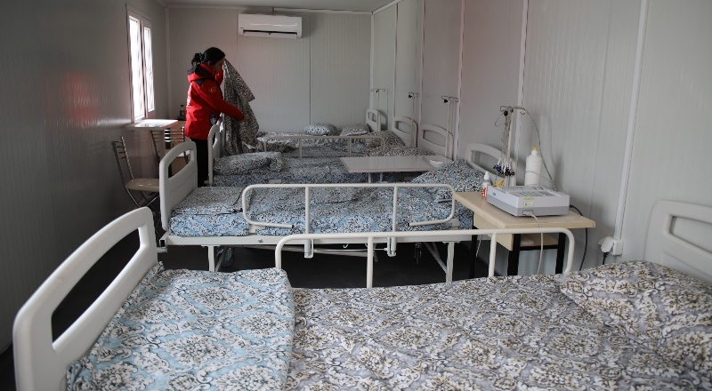 Nurdağı'na 25 yatak kapasiteli sahra hastanesi kuruldu