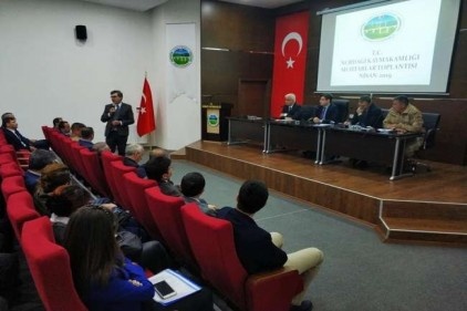 Nurdağı&#8217;nda yeni dönemin muhtarları toplantıda buluştu 