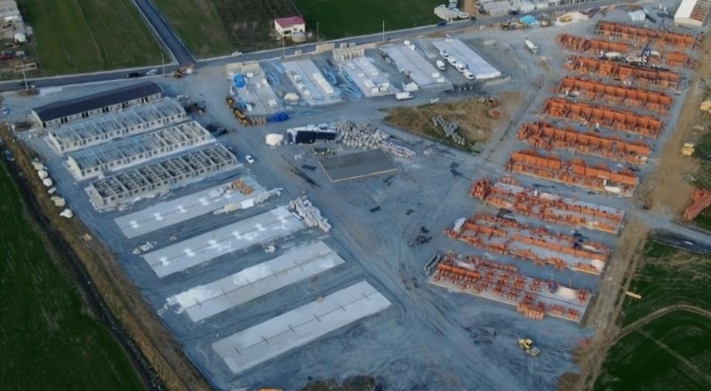 Nurdağı'nda yığma yapı, konteyner kent ve prefabrik ev çalışmaları hız kazandı