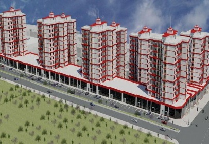 Nuripazarbaşı konutları yapılıyor