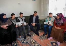 Nurtepe Mahallesi’nde 4 ailenin misafiri oldu