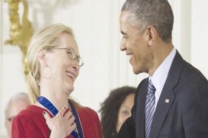 Obama&#039;dan Meryl Streep&#8217;e &#039;İlan-ı Aşk&#039;