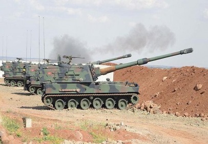 Obüsler ve F-16'lar IŞİD hedeflerini vurdu 