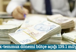 Ocak-temmuz dönemi bütçe açığı 139.1 milyar