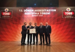 Oda Akreditasyon Sistemi’ yenileme belgesi aldı