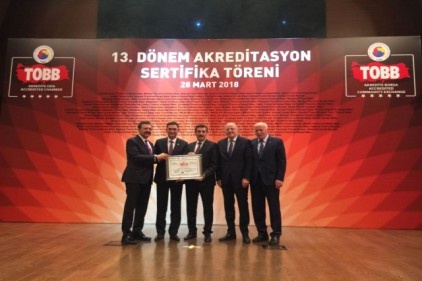 Oda Akreditasyon Sistemi&#8217; yenileme belgesi aldı