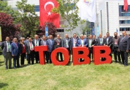 Oda ve Borsalar TOBB genel kuruluna katıldı