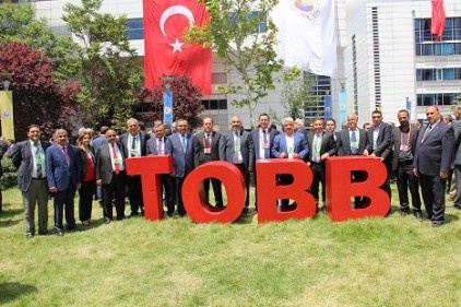 Oda ve Borsalar TOBB genel kuruluna katıldı