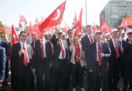 Odalar, TOBB’nin “Teröre Hayır” mitingine katıldı