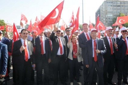 Odalar, TOBB&#8217;nin &#8220;Teröre Hayır&#8221; mitingine katıldı