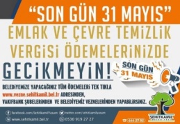 Ödemeler nakit, kredi kartı, posta banka ve online olarak yapılabilecek