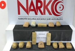 Odunluktan 9.5 kilo eroin çıktı