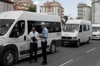 Öğrenci servisleri için aylık  konrol programı hazırlandı