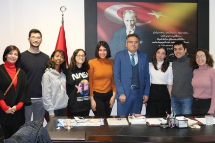 Öğrenciler, "Anlaş- Kaynaş -Paylaş" projesini tanıttı