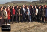 Öğrenciler gelecek için 500 fidanı toprakla buluşturdu