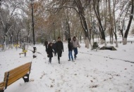 Öğrenciler kar tatili yaptı