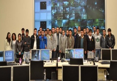 Öğrenciler kent güvenlik yönetim sistemini inceledi