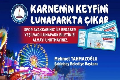 Öğrenciler lunaparkta eğlenecekler 