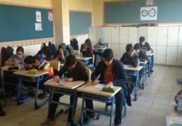 Öğrenciler, matematik bilgi ve seviyesini arttırmak için ter döktü