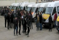 Öğrenciler şehre indi