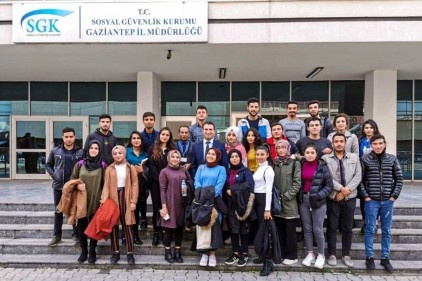 Öğrenciler, SGK&#8217;yı gezdi