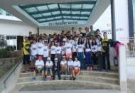 Öğrenciler spor eğitim kampında 